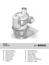 Bosch MUMXL40G Handleiding
