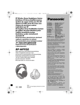 Panasonic RPWF930 Handleiding