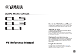Yamaha V5 Handleiding