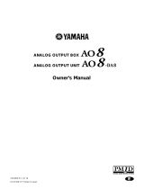 Yamaha DA8 Handleiding
