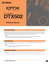 Yamaha DTX Drums DTX502 Handleiding