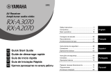 Yamaha RX-A3070 Snelstartgids