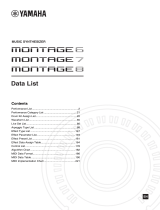 Yamaha MONTAGE6 Data papier