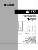 Yamaha AV-S77 de handleiding