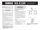 Yamaha NS-E105 Handleiding