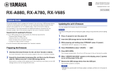 Yamaha RX-A780 Handleiding