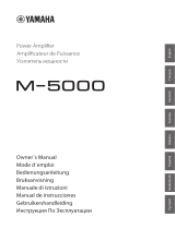 Yamaha M-5000 de handleiding