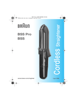 Braun 3588 BSS Pro BSS Cordless Straightener Handleiding
