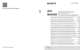 Sony ILCE-9 Handleiding