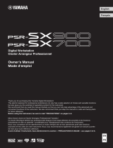 Yamaha PSR-SX900 de handleiding