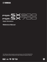 Yamaha PSR-SX900 Handleiding