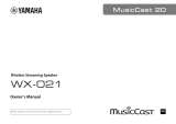 Yamaha Audio WX-021-BL Handleiding