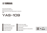Yamaha YAS-109 Barre de son noire Handleiding