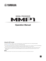Yamaha MMP1 Handleiding