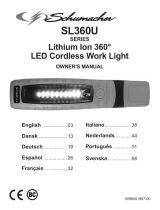 Schumacher SL360BU Lithium Ion 360° LED Cordless Work Light de handleiding