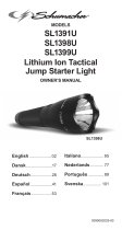 Schumacher SL1391U Lithium Ion Tactical Jump Starter Light SL1398U Lithium Ion Tactical Jump Starter Light SL1399U Lithium Ion Tactical Jump Starter Light de handleiding