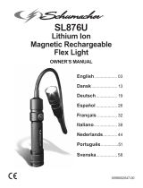 Schumacher SL876U Lithium Ion Magnetic Rechargeable Flex Light de handleiding