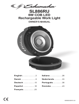 Schumacher SL886RU 6W COB LED Rechargeable Flood Light with Magnetic Base de handleiding