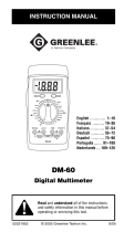 Textron DM-60 Digital Multimeter (Europe) Handleiding