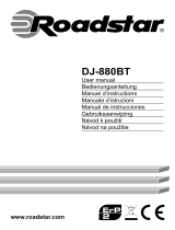 Roadstar DJ-880BT Handleiding
