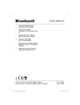 EINHELL TC-VC 18/20 Li S Kit (1x3,0Ah) Handleiding