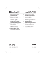 Einhell Expert Plus TE-AG 18/115 Li-Solo Handleiding