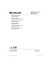 EINHELL GE-CM 33 Li Kit (2x2,0Ah) Handleiding