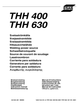 ESAB THH 400, THH 630 Handleiding