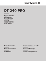 Beyerdynamic DT 240 PRO de handleiding