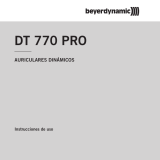 Beyerdynamic DT 770 PRO Black Edition, 250 Ohms Handleiding