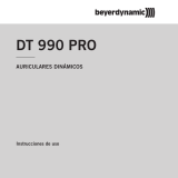 Beyerdynamic DT 990 PRO Black Edition, 80 ohms Handleiding