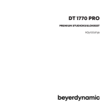 Beyerdynamic DT 1770 PRO Handleiding
