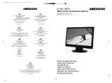 Medion Widescreen Display/Manuel Ecran Plat Handleiding