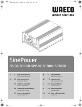 Waeco SinePower SP700, SP1000, SP1500, SP2000, SP3 Handleiding
