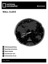 National Geographic Wall Clock 30cm de handleiding