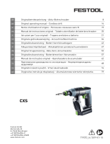 Festool CXS 2,6-Plus Handleiding