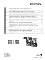Festool DWC 18-2500 Li 5,2-Plus Handleiding