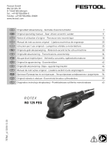 Festool Getriebe-Exzenterschleifer RO 125 FEQ-Plus ROTEX Handleiding