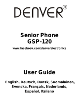 Denver GSP-120 Handleiding