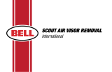Bell Scout Air Visor Removal Handleiding