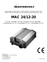 Mastervolt Mac 24/12-20 Handleiding