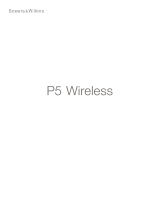 Bowers & Wilkins P5 WIRELESS Handleiding