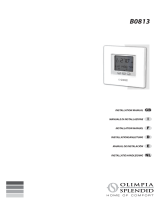 Olimpia Splendid thermostat - B0813 Installatie gids