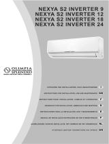 Olimpia Splendid NEXYA S2 inverter 9/12/18/24 Handleiding
