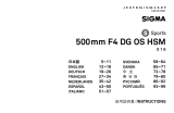 Sigma 500mm F4 DG OS HSM Handleiding