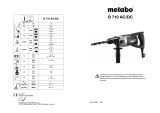 Metabo B 710 AC/DC Handleiding