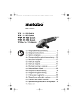 Metabo WEBA 14-125 Quick Handleiding