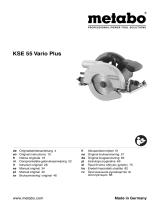 Metabo KSE 55 Vario Plus Handleiding