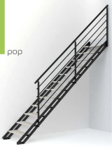 Castorama Escalier droit Pop avec rampe Gebruikershandleiding