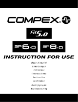 Compex FIT 5.0, SP 6.0 & SP 8.0 Handleiding